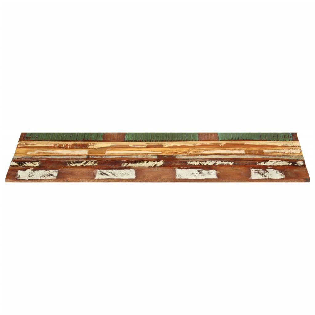 vidaXL Tischplatte Tischplatte Rechteckig Mehrfarbig Massiv mm Altholz St) 15-16 60x120 (1 cm