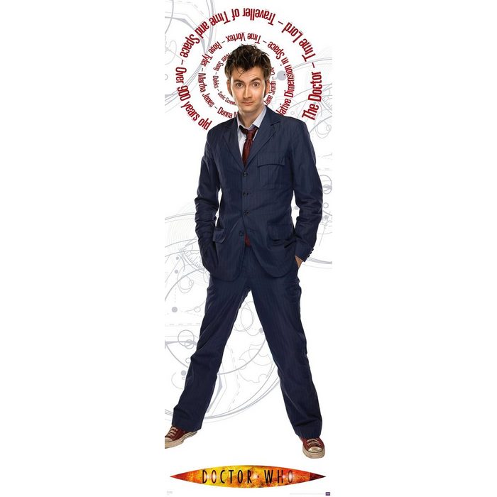 Doctor Who Poster Doctor Who Poster Blue Suit Season 4 53 x 158 cm