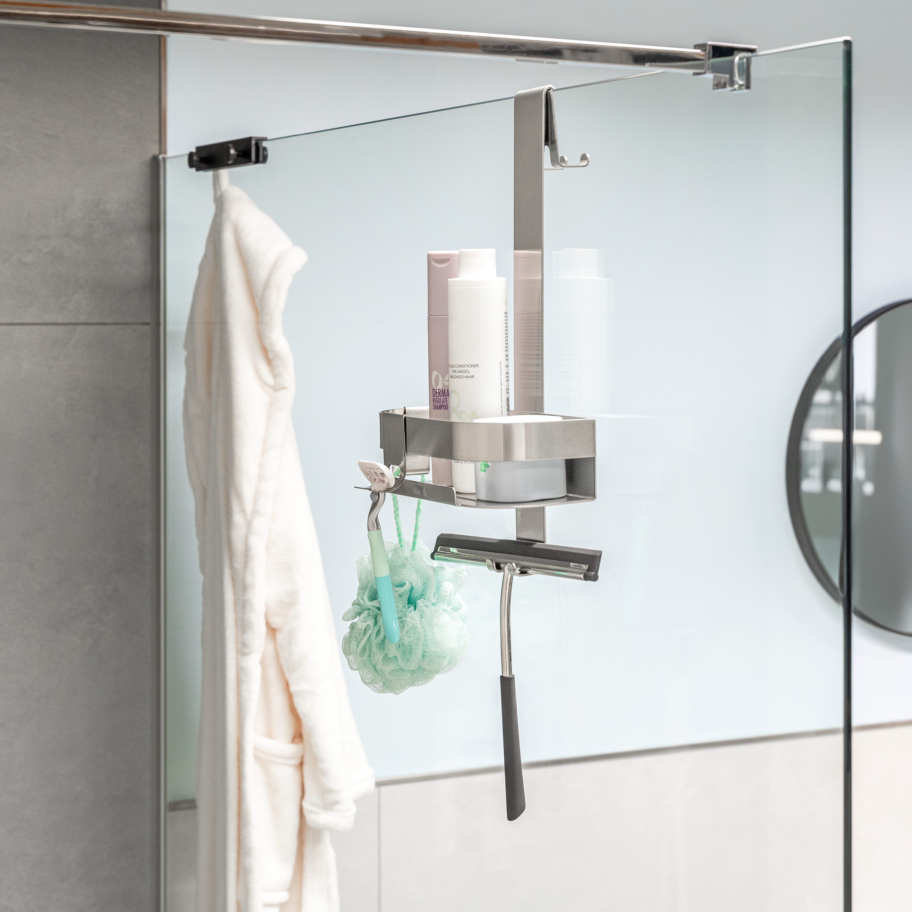 eluno Duschablage für die Glasduschwand, Duschkorb günstig online kaufen