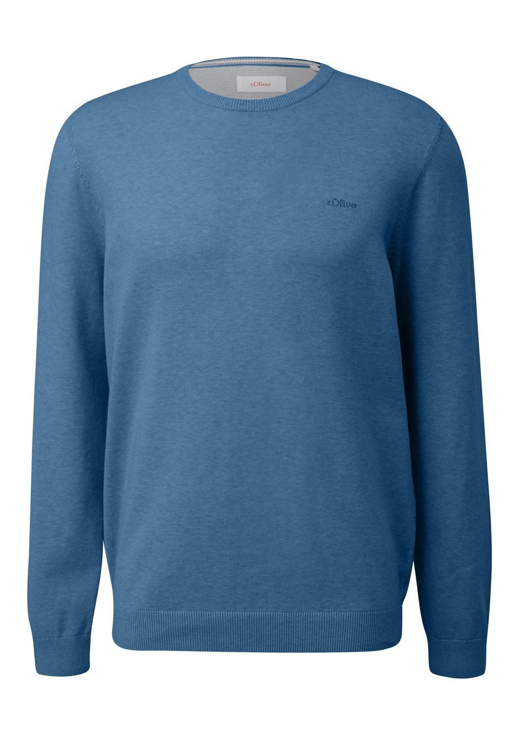 s.Oliver Strickpullover mit Logostickerei günstig online kaufen
