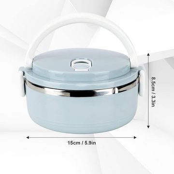 HIBNOPN Lunchbox Bento-Boxen Thermo-Lunchbox, Edelstahl Wärmeisolierungs Bento-Lunchbox