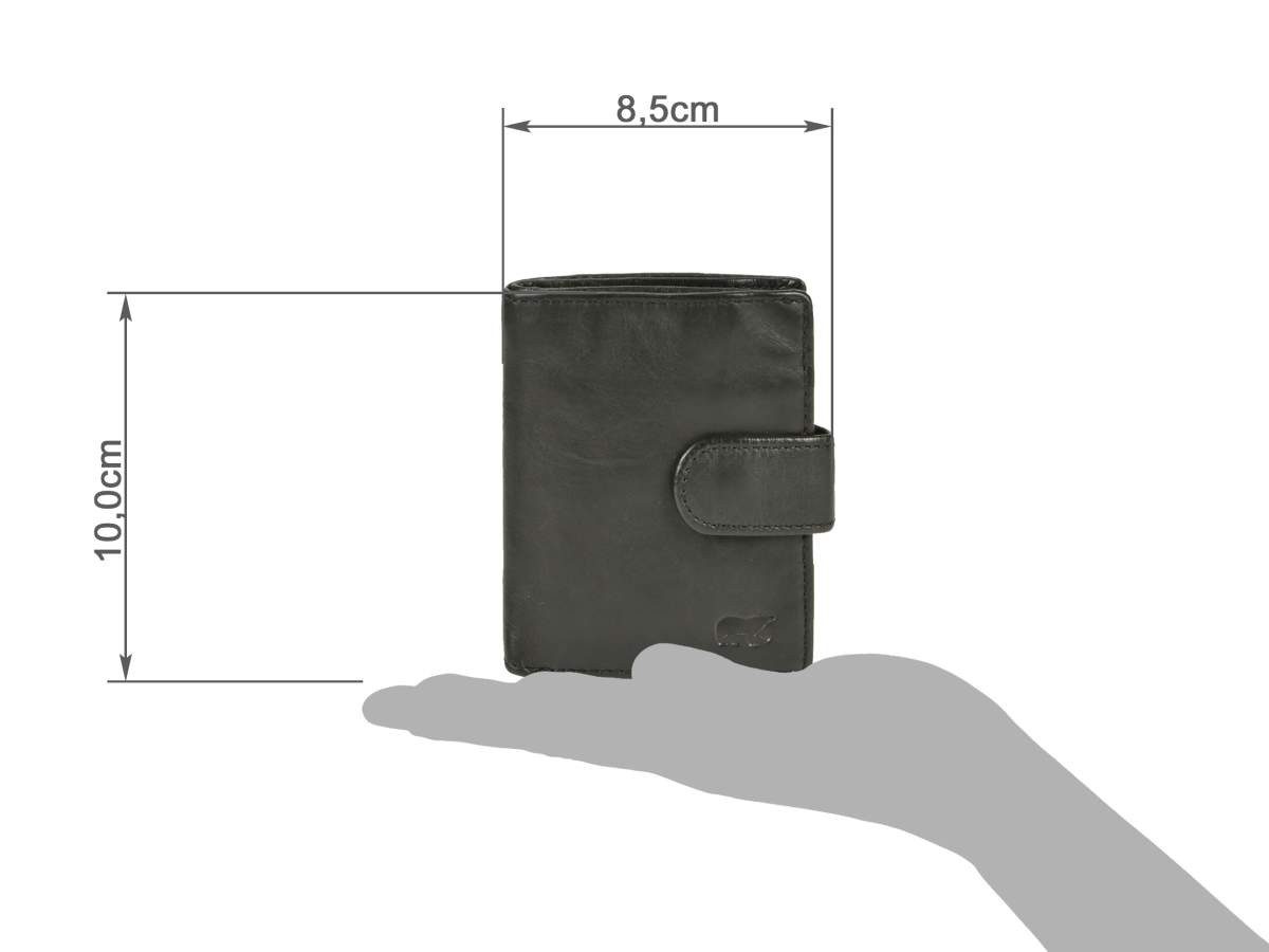 Bear Design Geldbörse Cow Lavato, Kartenetui, Kartenbörse, Lederbörse, RFID