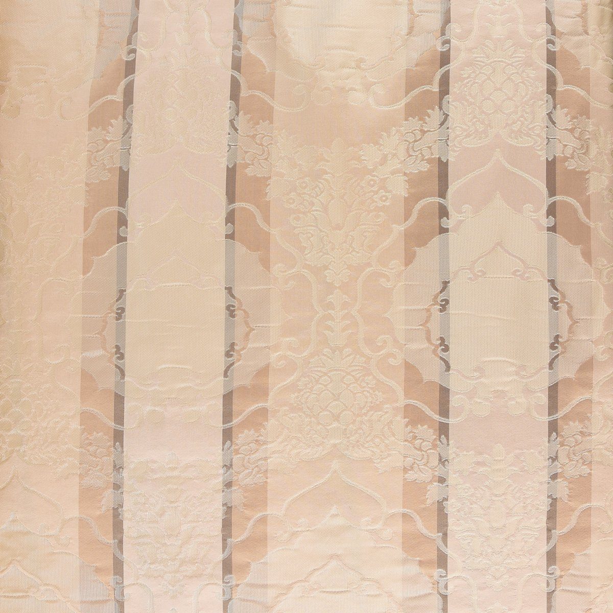 SCHÖNER LEBEN. Stoff Gardinenstoff Meterware Royal Ornamente gold 295cm, überbreit