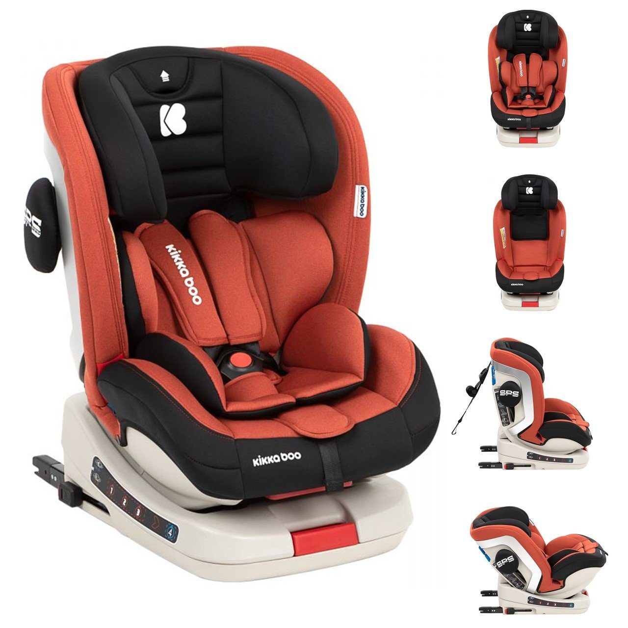 Kikkaboo Autokindersitz »Kindersitz Kindersitz Strong Isofix«, 13.9 kg, Gruppe 0+/1/2/3 (0 36