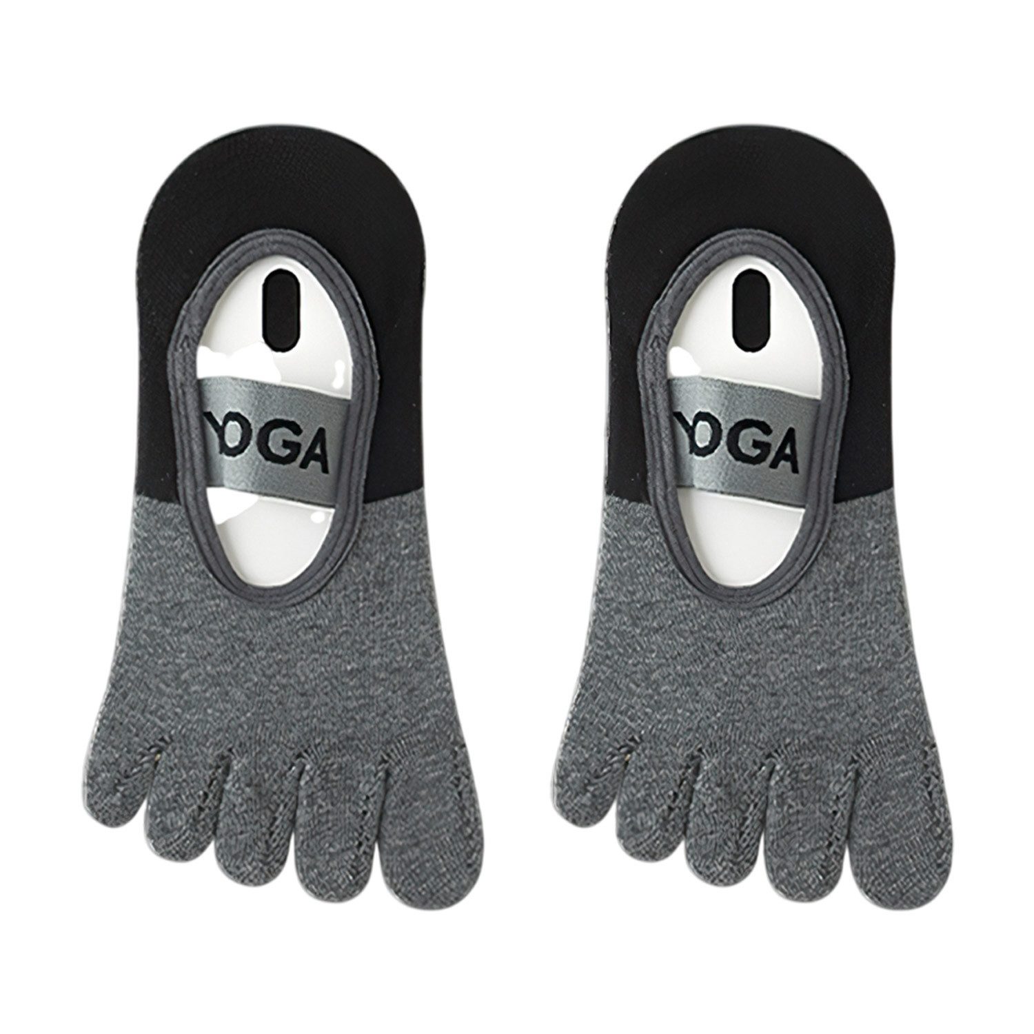 Refttenw Sportsocken Yogasocken,Fünf-Finger-Socken,Pilates-Socken, Rutschfeste Sport Socken