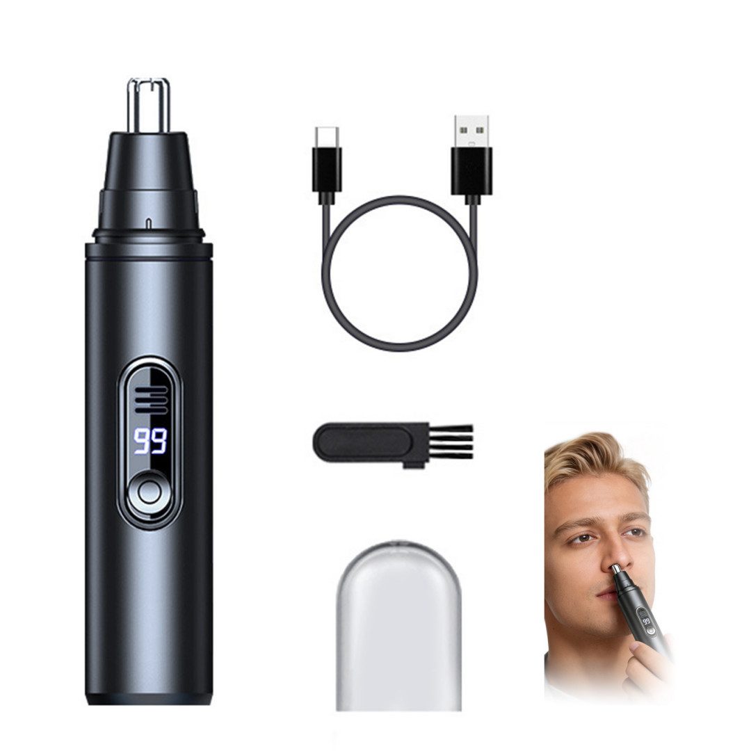 inschimmer Nasen- und Ohrhaartrimmer Nasenhaartrimmer USB Wiederaufladbar Nasen- und Ohrhaartrimmer Unisex