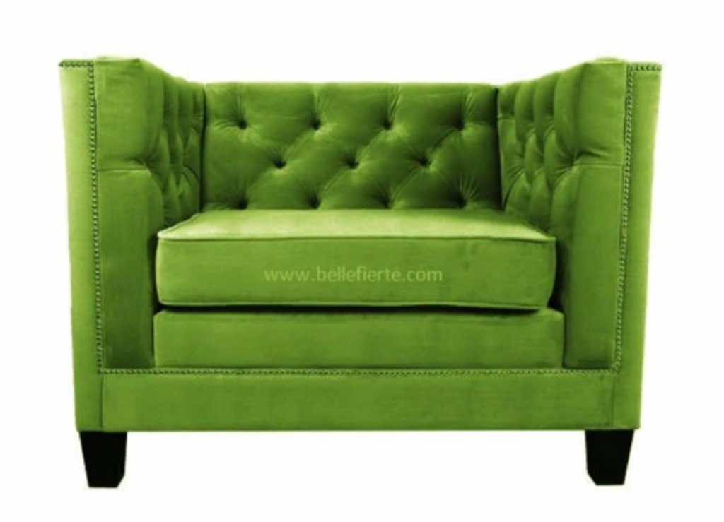 Chesterfield-Sessel, Wohnzimmer Grün Lila Chesterfield Neu Sessel JVmoebel Modern Stoff Rosa Möbel Textil Kreative