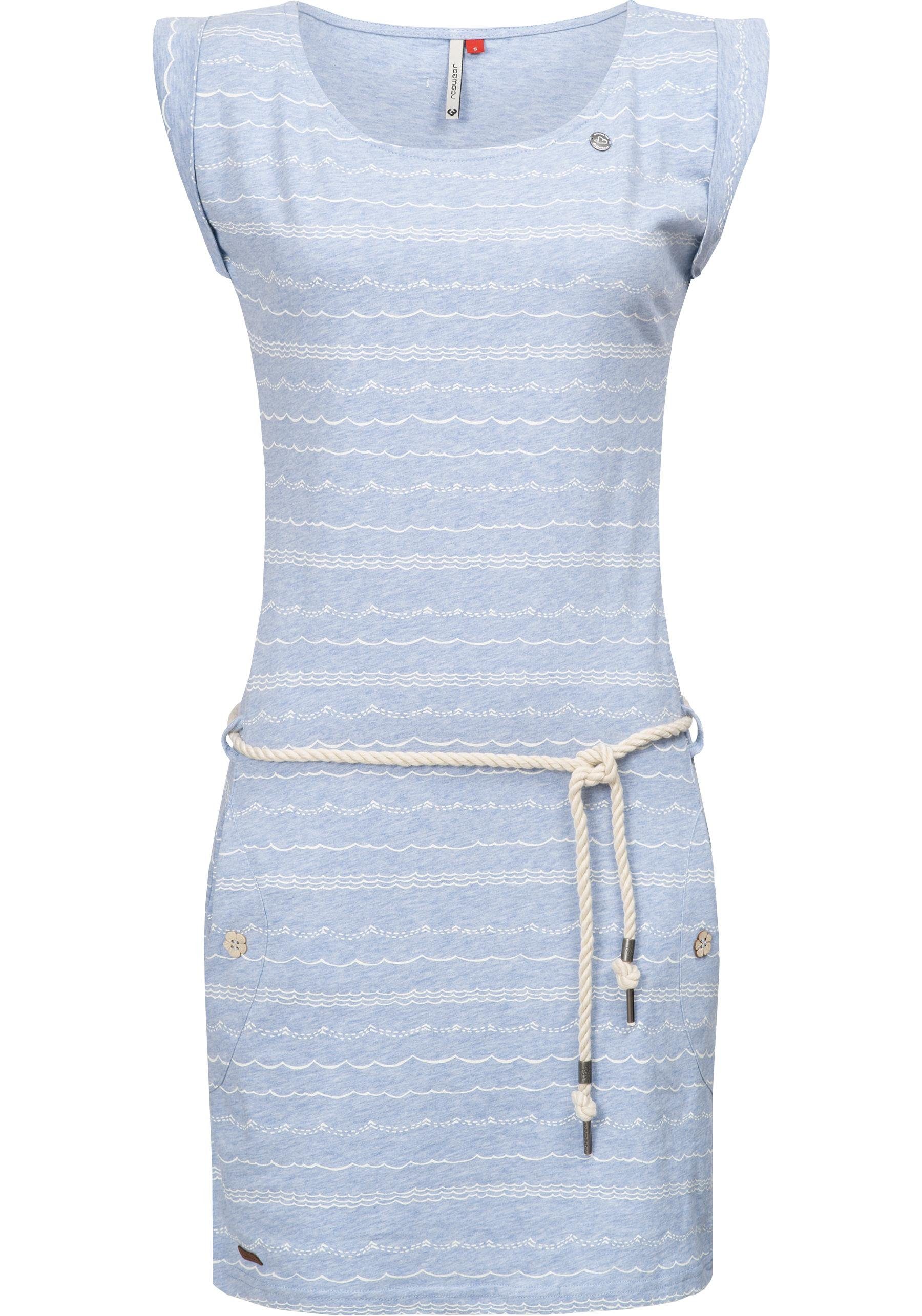 Ragwear Sommerkleid »Tag Waves« leichtes Kleid mit maritimem  Wellen-All-Over-Print online kaufen | OTTO