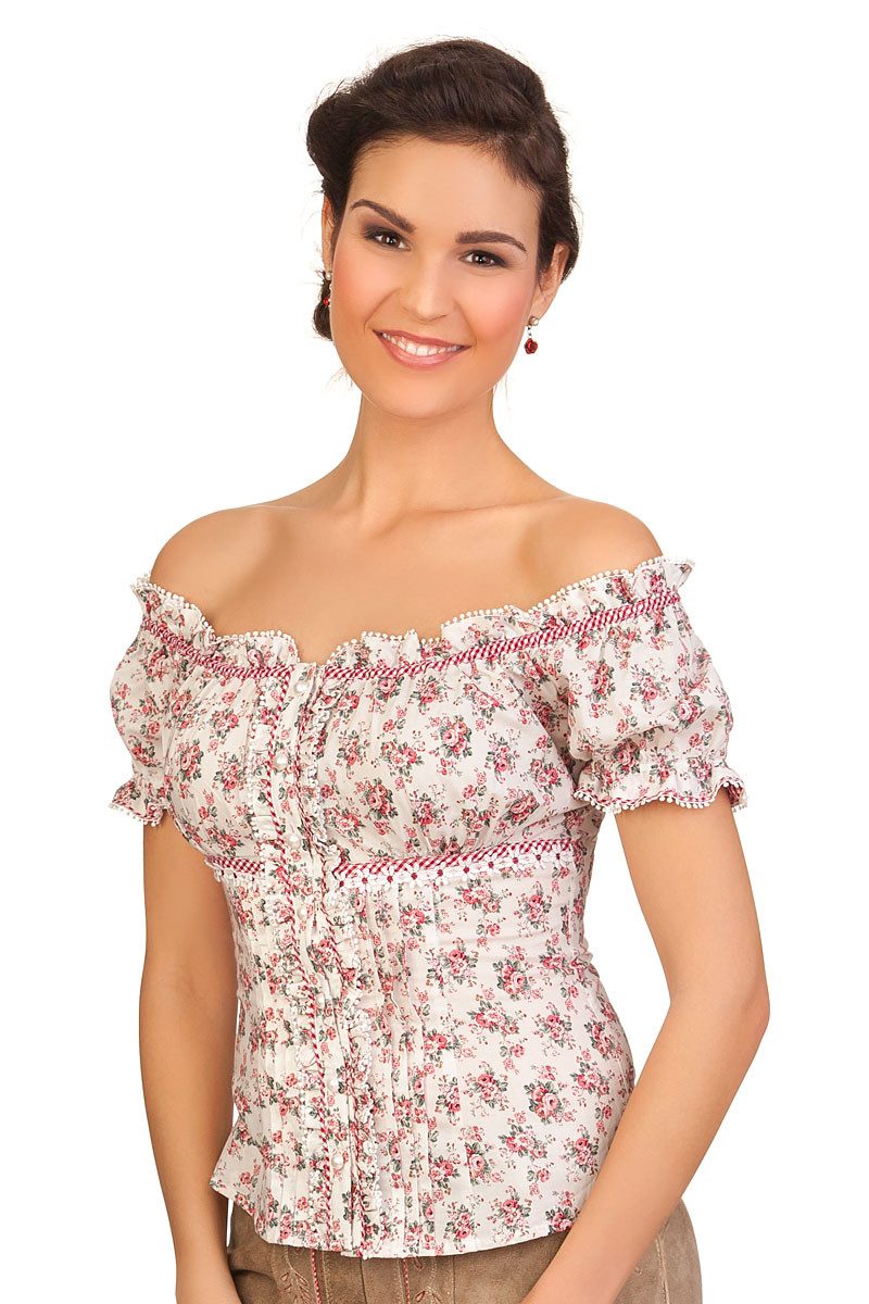 Trachtenbluse Trachtenbluse - HEDI - ecru