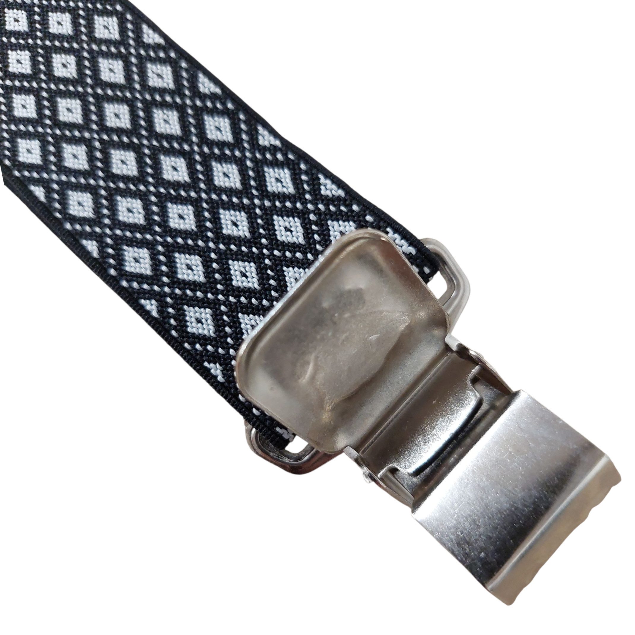 Ware aus aller Welt Hosenträger im Retro-Stil starke Y Hosenträger 40 mm breit mit starke Krallenclips