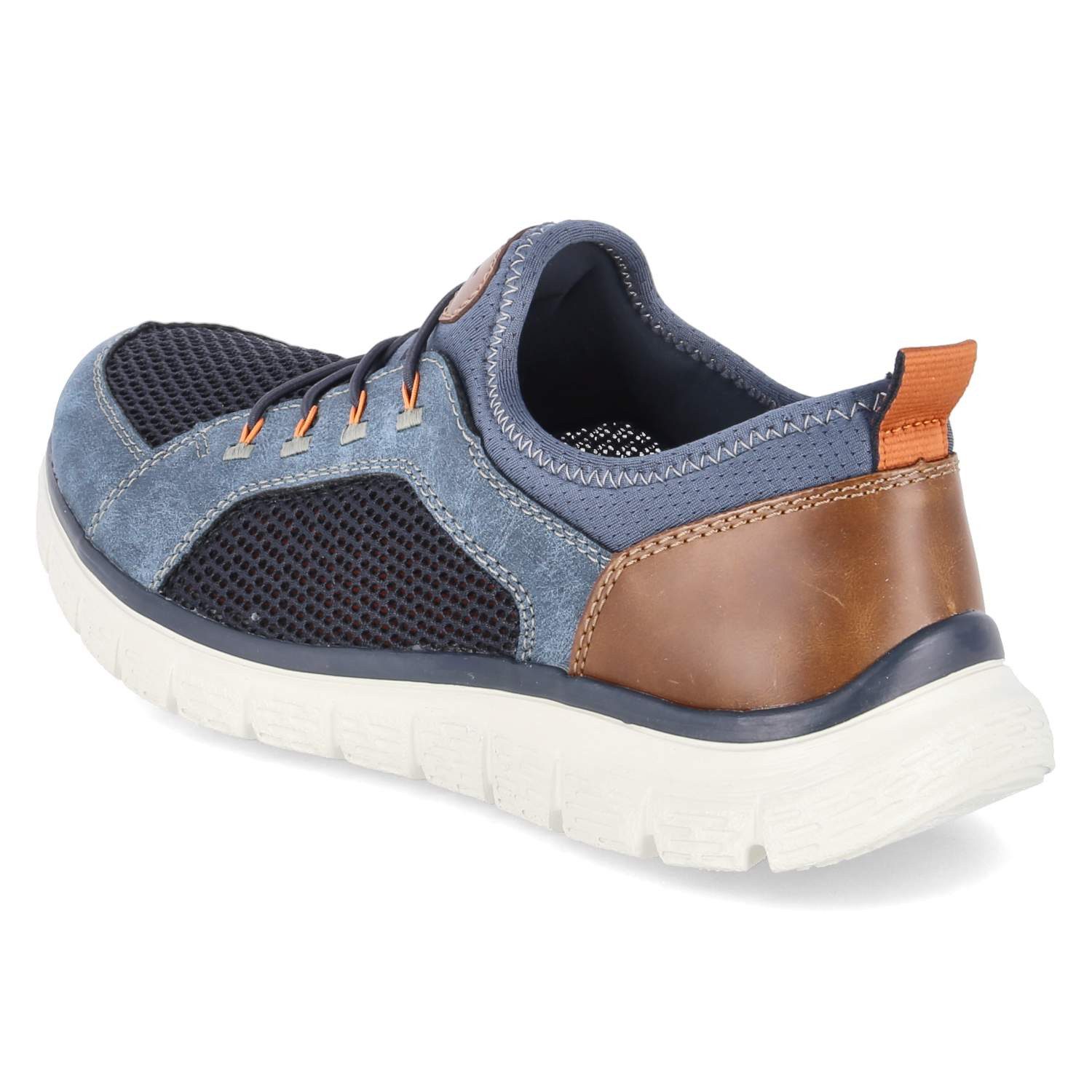Rieker Rieker B6660-14 Herren Textil & Synthetik blue Slipper