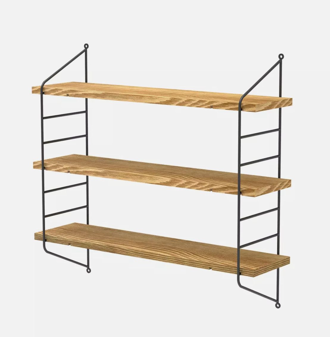 Holz Lichter Wandregal Wandregal verstellbar rustikal, Hängeregal, Schweber günstig online kaufen