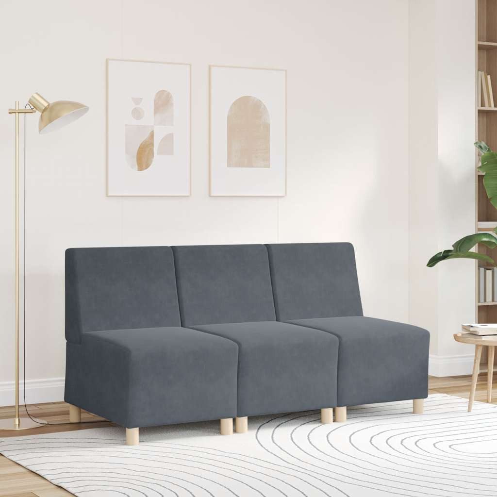 vidaXL Sofa Modulares Sofa ohne Armlehnen günstig online kaufen