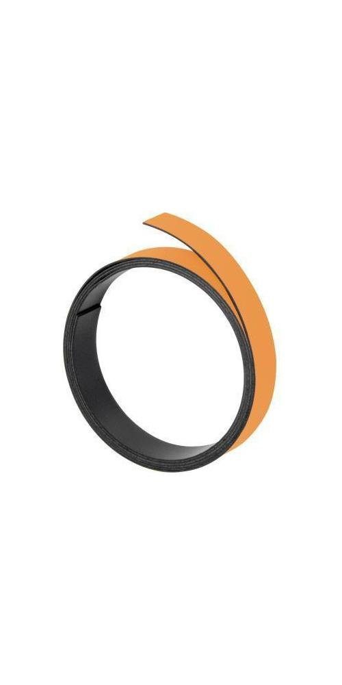 FRANKEN Pinnwand Magnetband 5 mm m x 1 (B m 1 L) x orange (B L) mm x orange 5 x