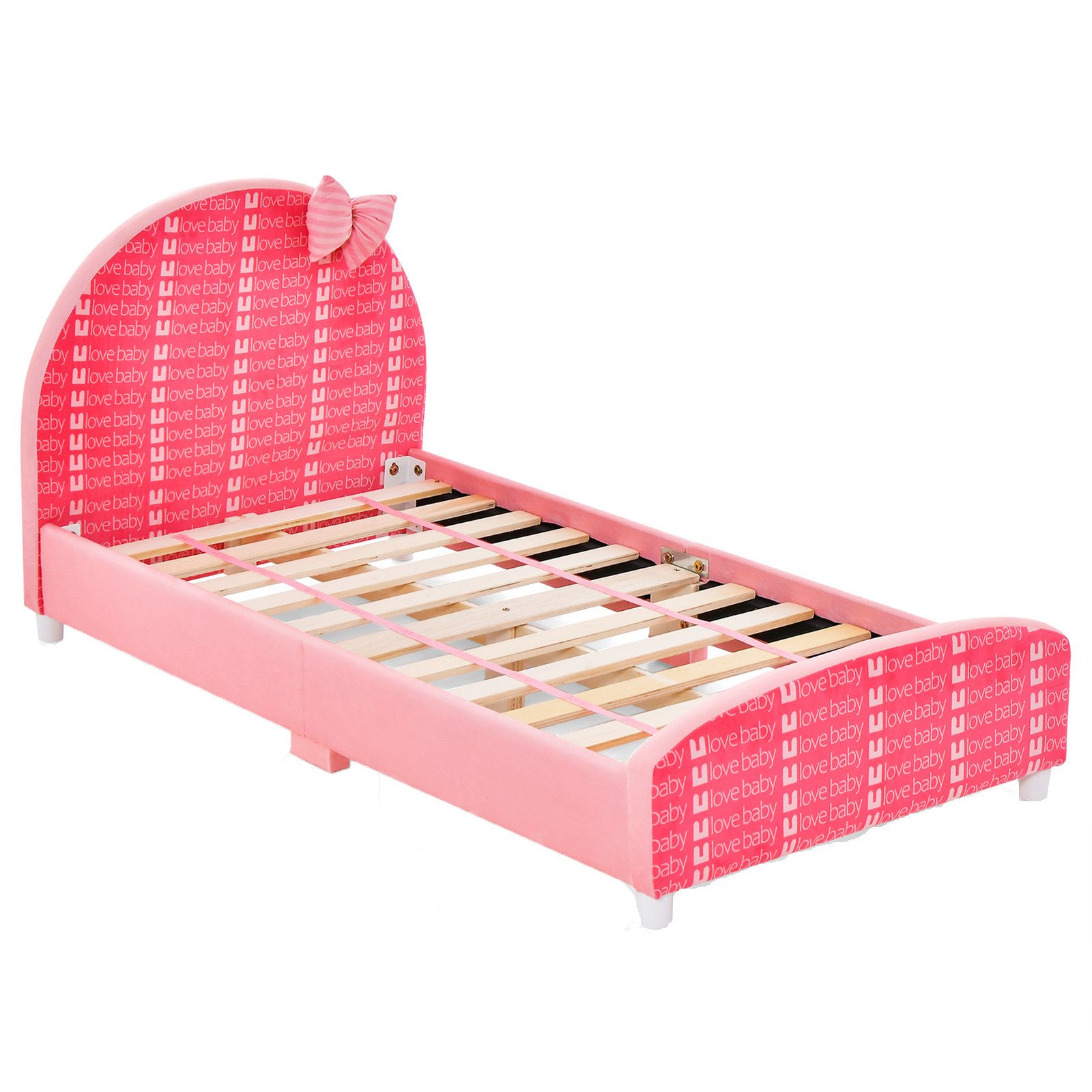 COSTWAY Bettgestell Einzelbett, 140 x 70cm, günstig online kaufen