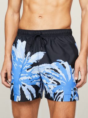Tommy Hilfiger Swimwear Badeshorts MEDIUM DRAWSTRING PLACED mit Palmenprint