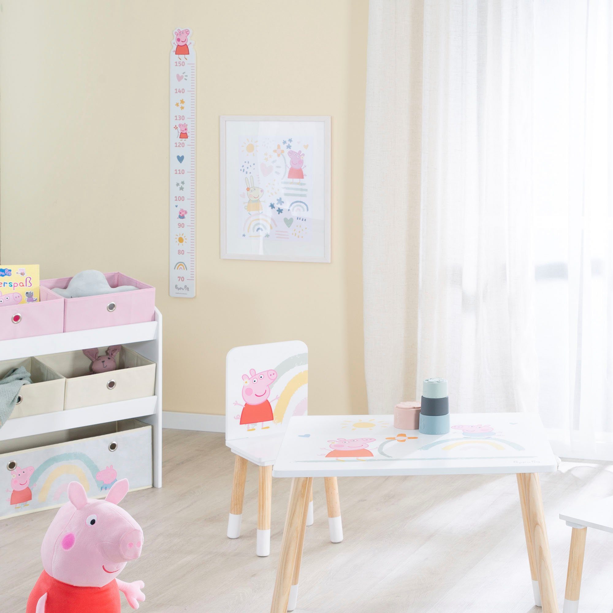 roba® bar Peppa Pig, with Peppa Pig motif, scale up to 150 cm