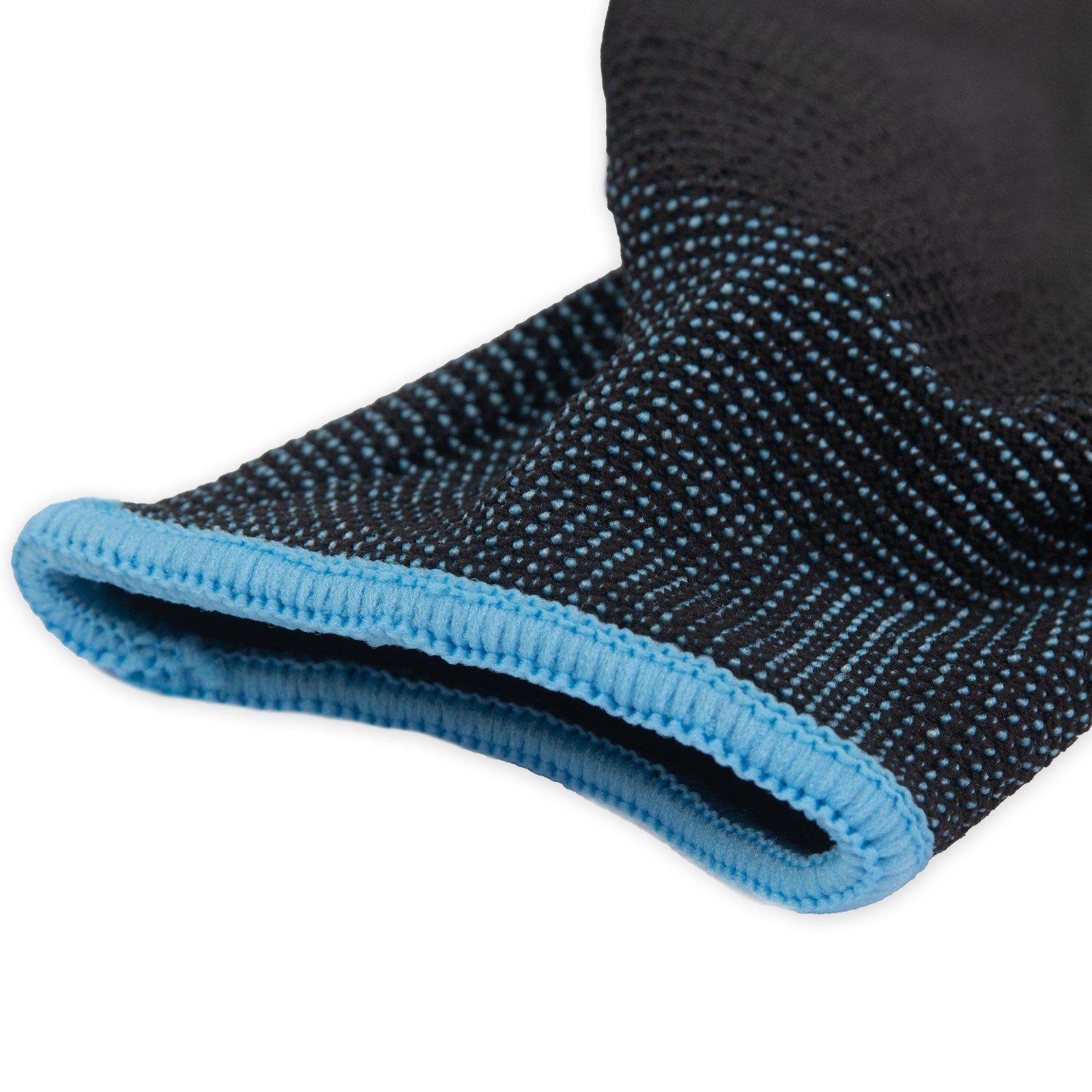 Arbeitshandschuh-Set (Nr.9) blau Paar Schutzhandschuh Polyurethan Größe Schwarz Polyester, Midori 12 L Beschichtet Montagehandschuh