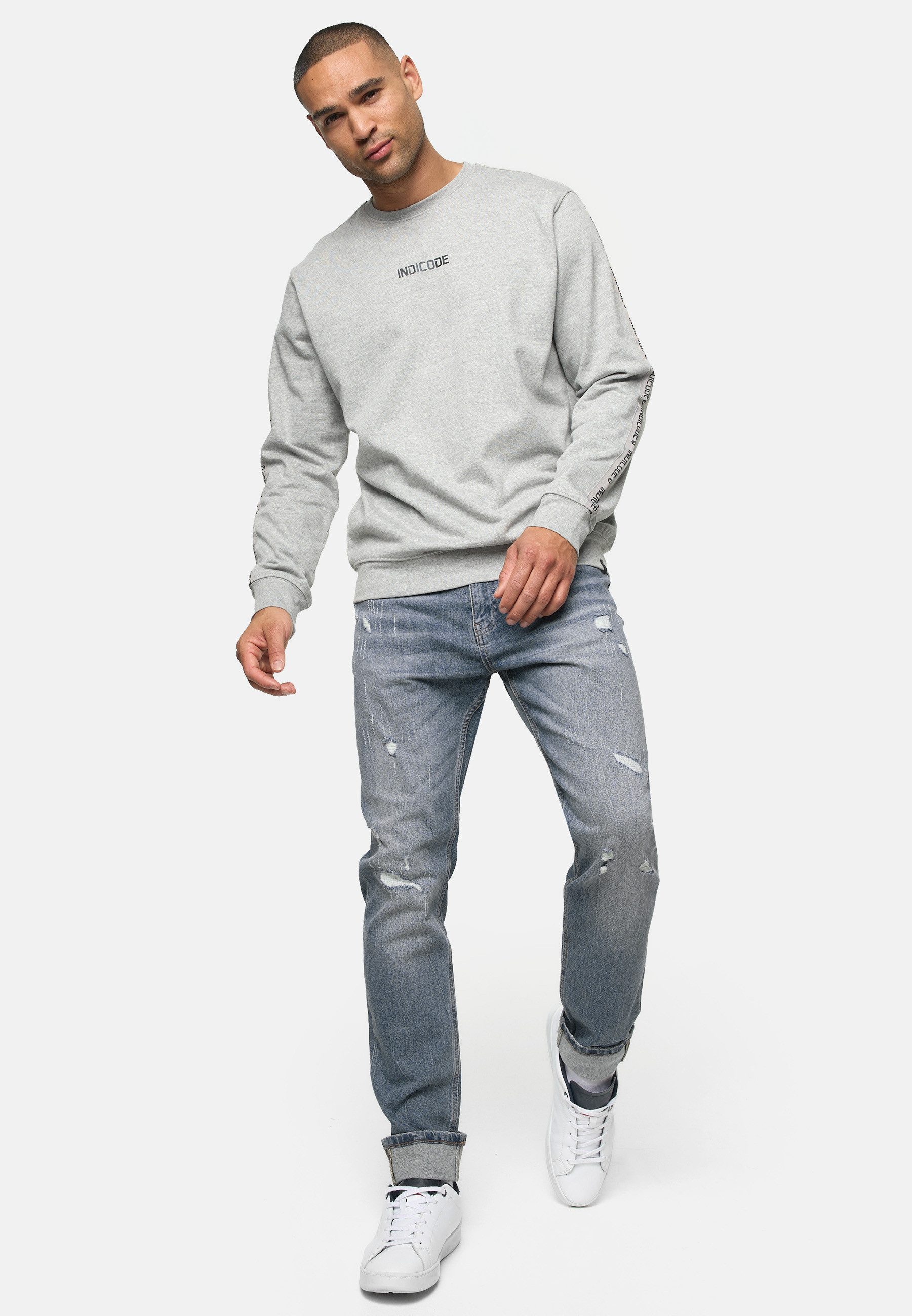 INDICODE Regular-fit-Jeans Herren INSmalinos Jeanshose Herrenhose Stylische Regular-Fit-Jeans mit elastischem Denim – Bild 5 von 5