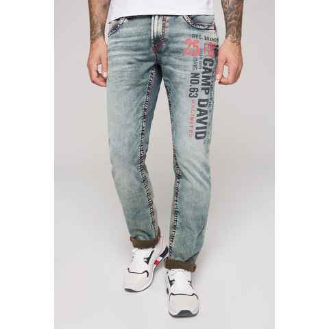 CAMP DAVID Regular-fit-Jeans mit normaler Leibhöhe