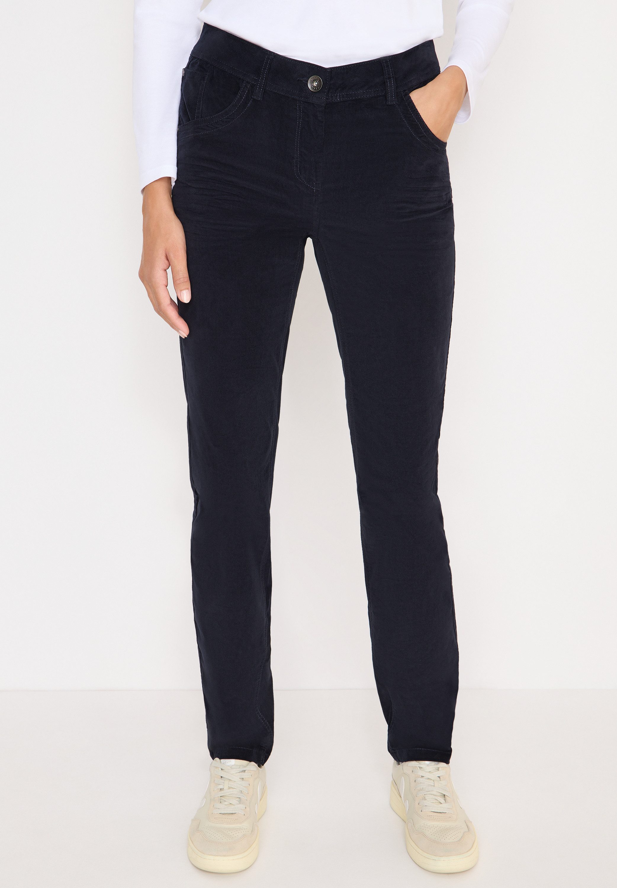 CECIL Cordhose Middle Waist