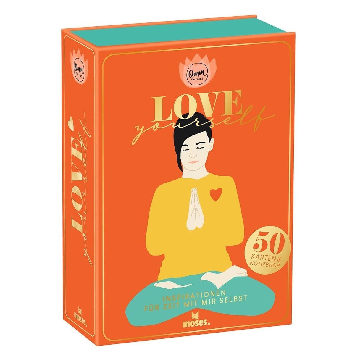 Moses. Verlag Spiel MOSES Kartenset „Love yourself“ – 50 Achtsamkeitskarten & Booklet