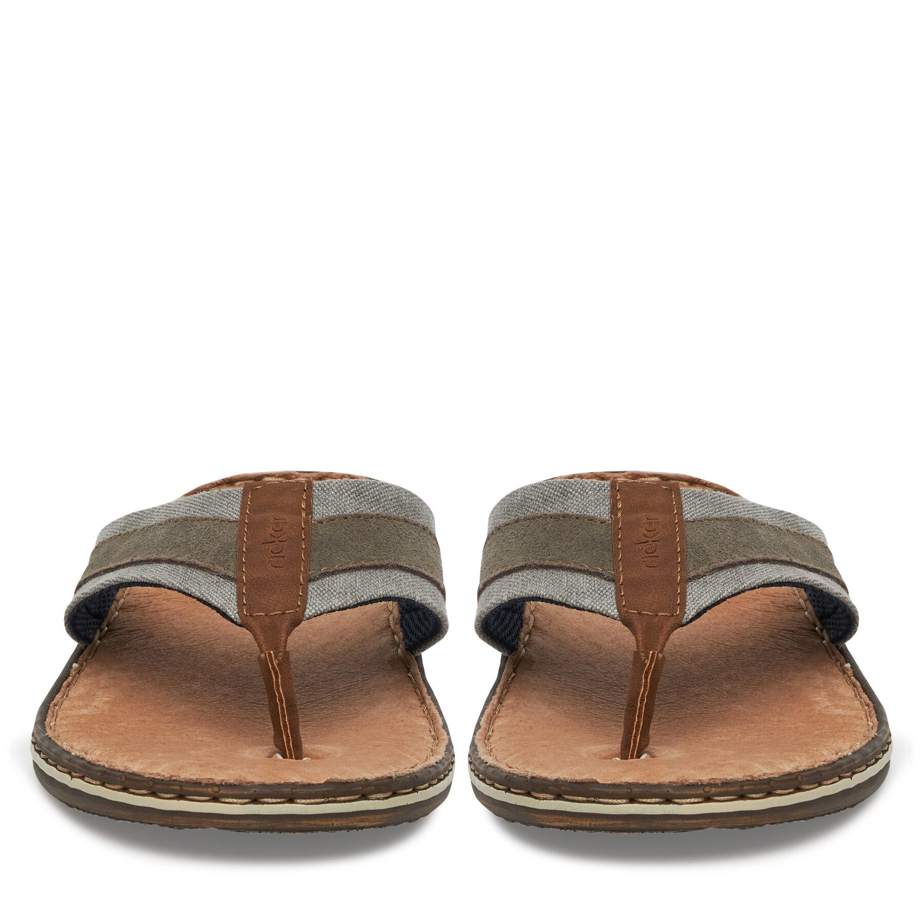 Rieker Rieker Herren-Flip-Flops Beige 21095-42 Badepantolette