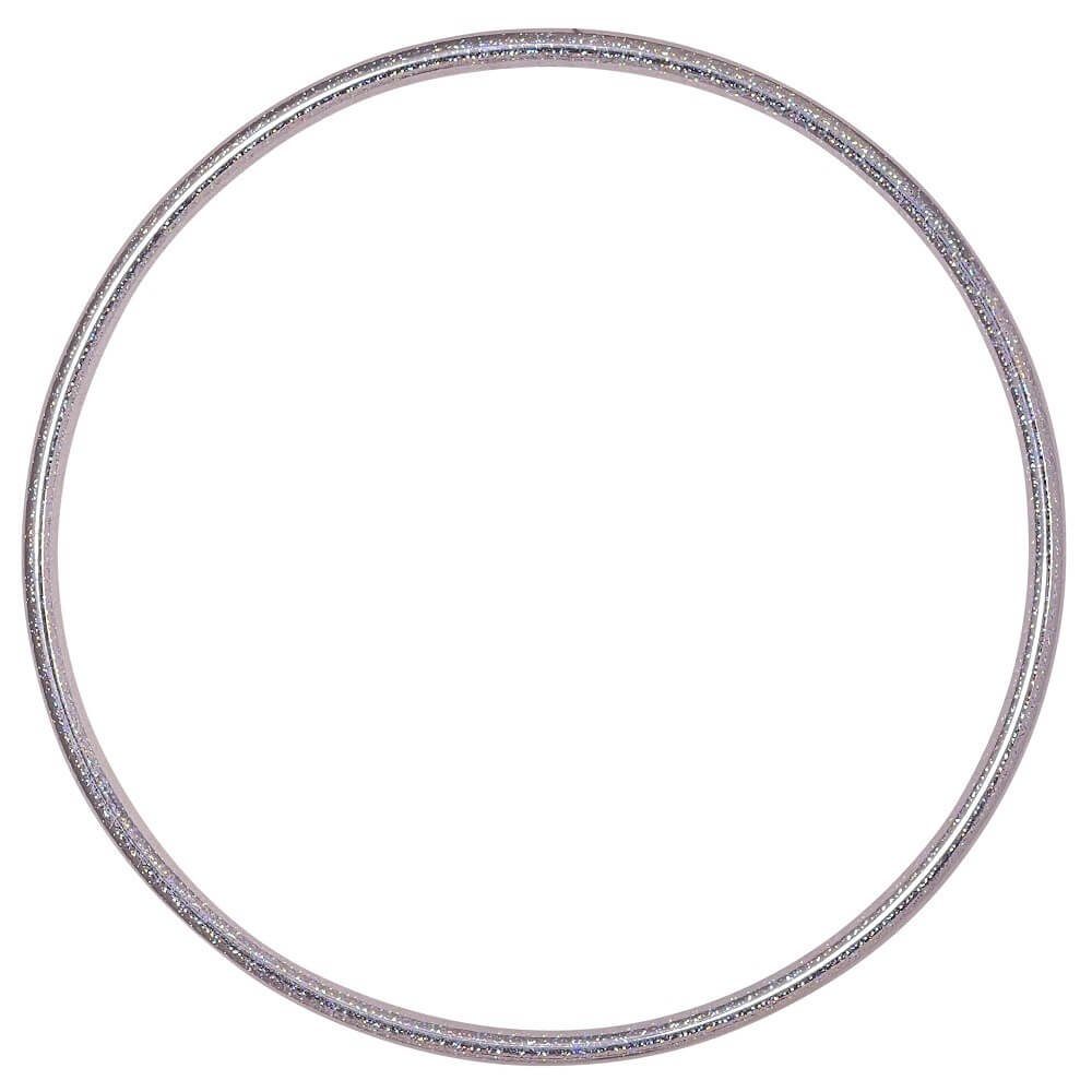Hoopomania Hula-Hoop-Reifen Kinder Hula Hoop, Glitter Farben, Ø 70cm Silber
