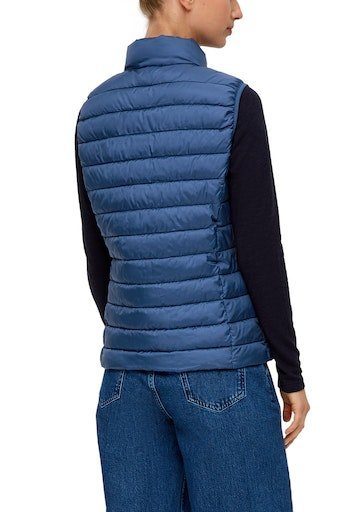 S.Oliver Wendbare Steppweste Mit Fell - Zweiseitig Tragbare Outdoor Weste