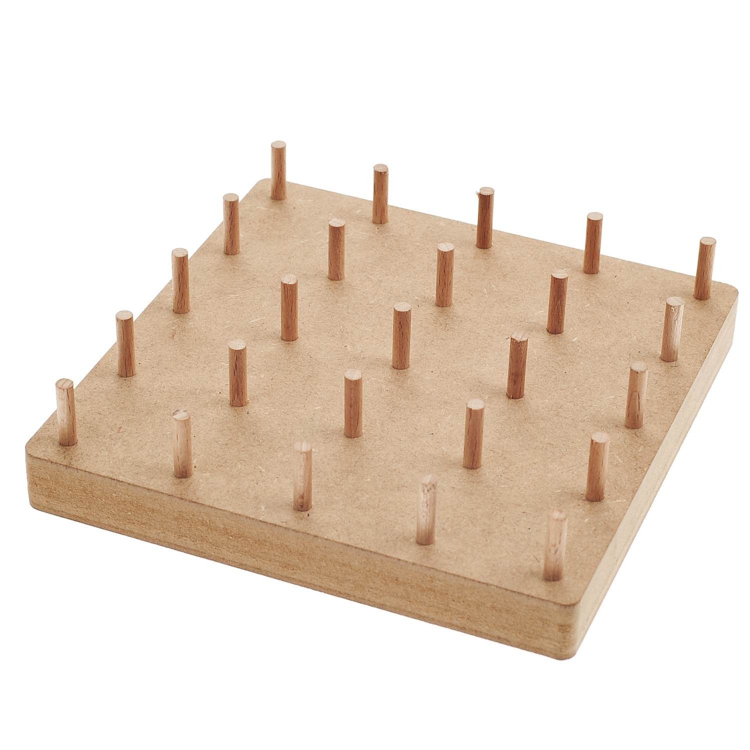 Geobrett aus Holz Lernspiel Kinder Holzbaukasten