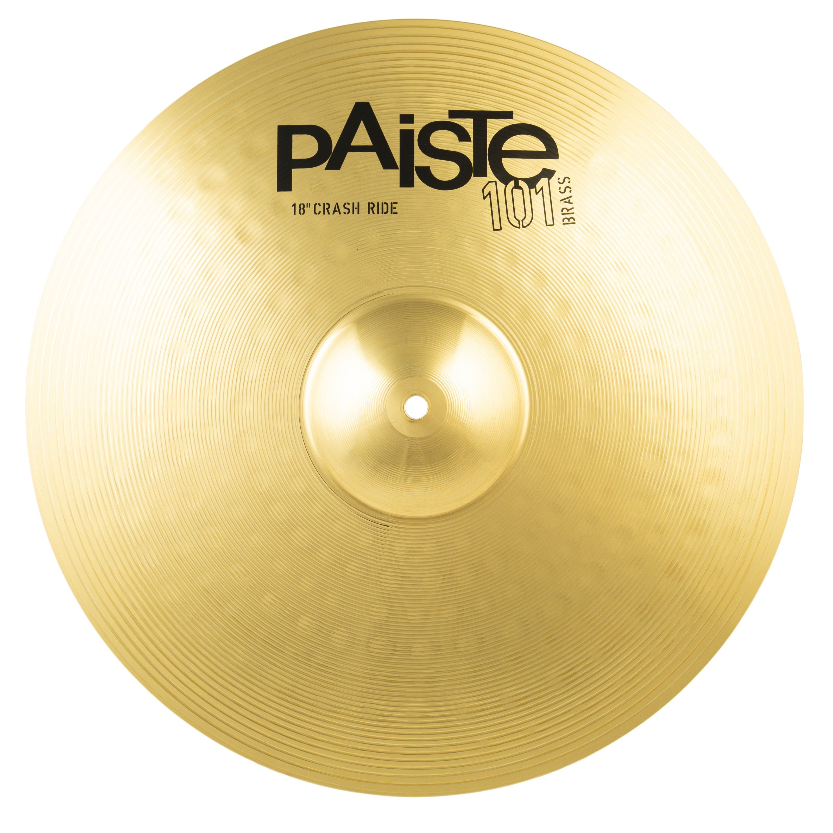 Paiste Becken,101 Brass Crash Ride 18", Cymbals, Crash Ride Becken, 101 Brass Crash Ride 18" - Crash Ride Becken