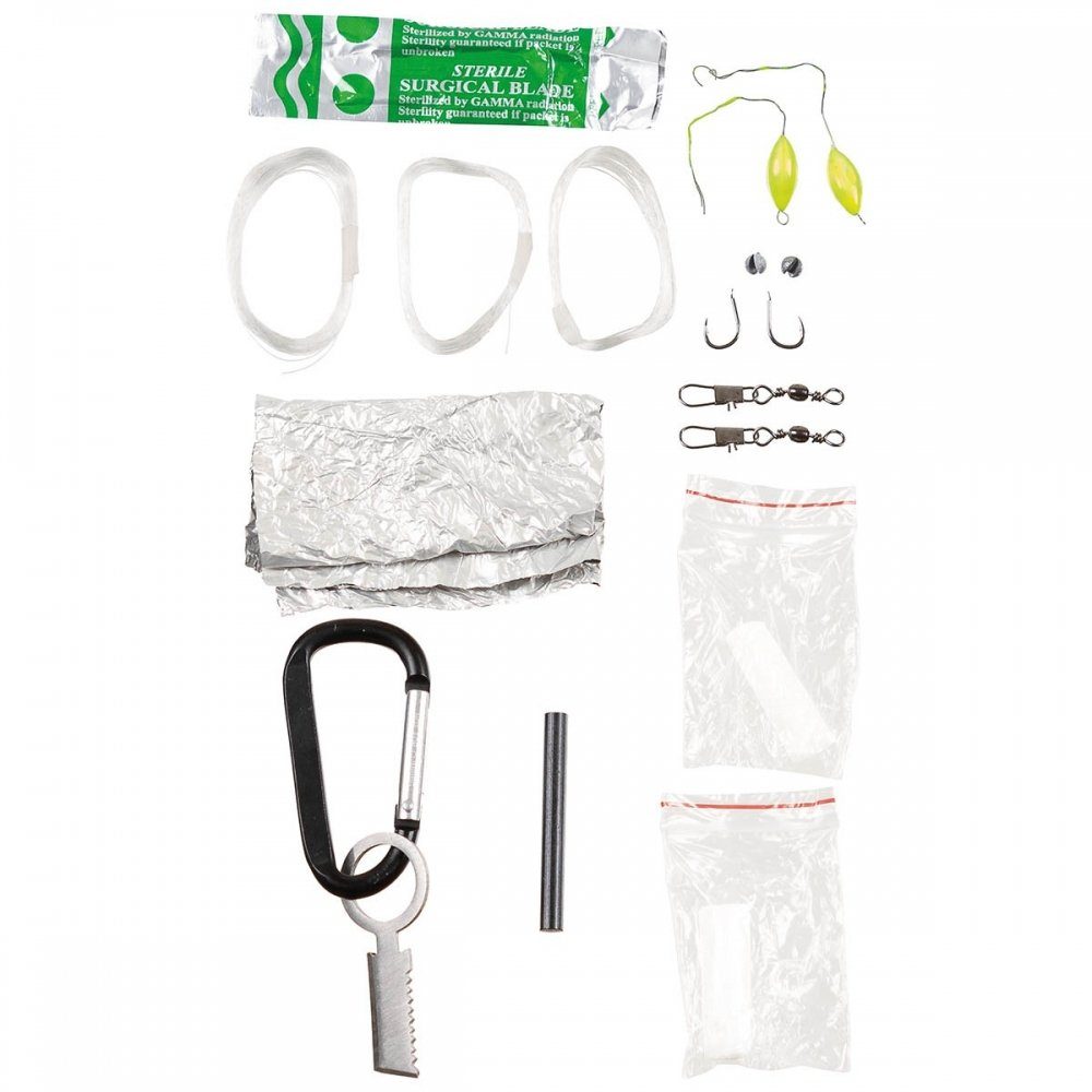 MFH Multitool Survival Set, Parachute Cord, oliv/schwarz, (Set)