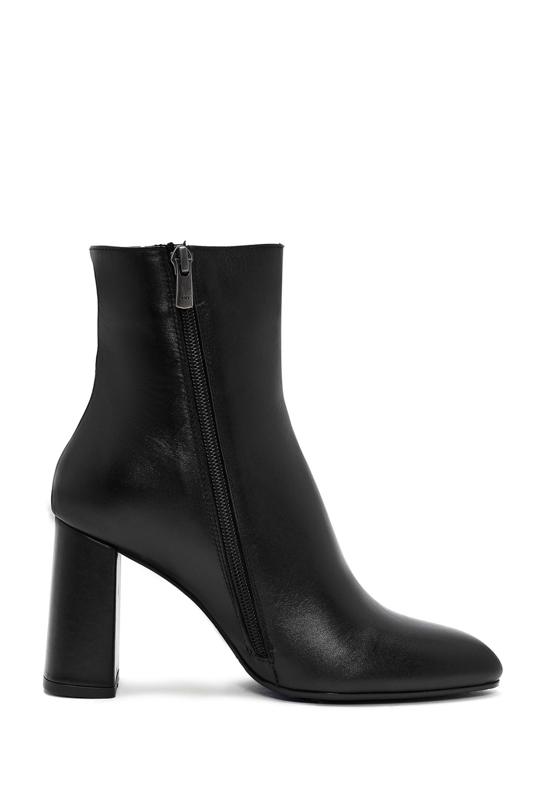 Derimod Absatz-Stiefeletten aus Leder Ankleboots Reißverschluss, Textilfutt günstig online kaufen