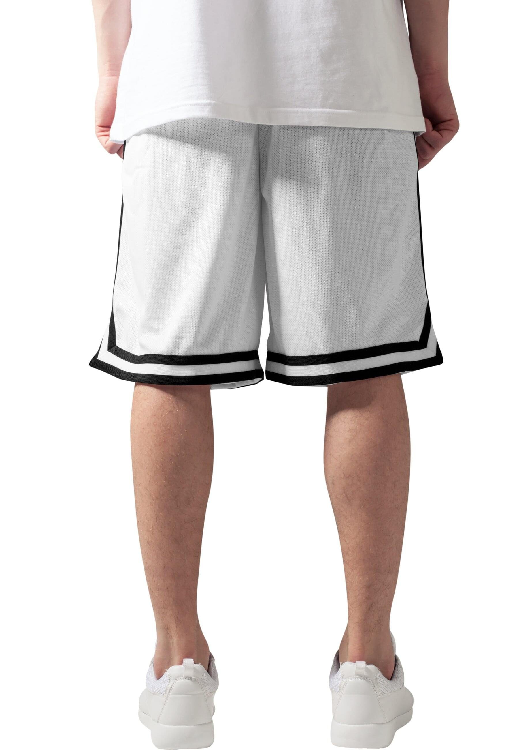 Stoffhose Shorts Stripes white/black/white URBAN Mesh (1-tlg) CLASSICS Herren