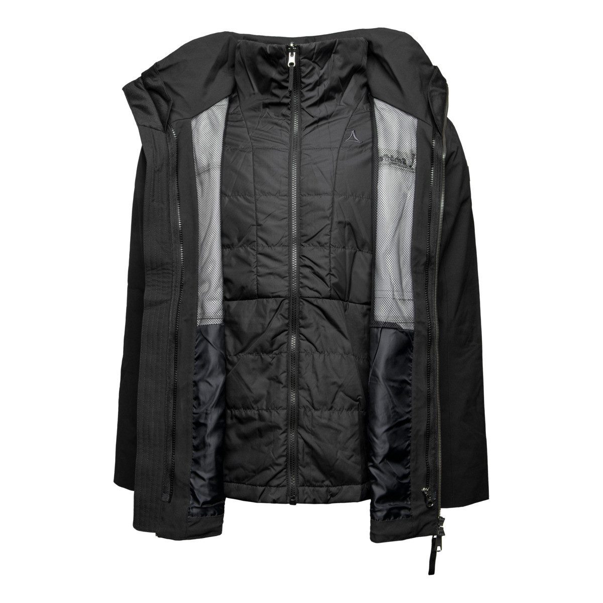 Schöffel 3-in-1-Funktionsjacke Krakau Herren Funktionsjacke, Windjacke, Winterjacke, Regenjacke, Anorak