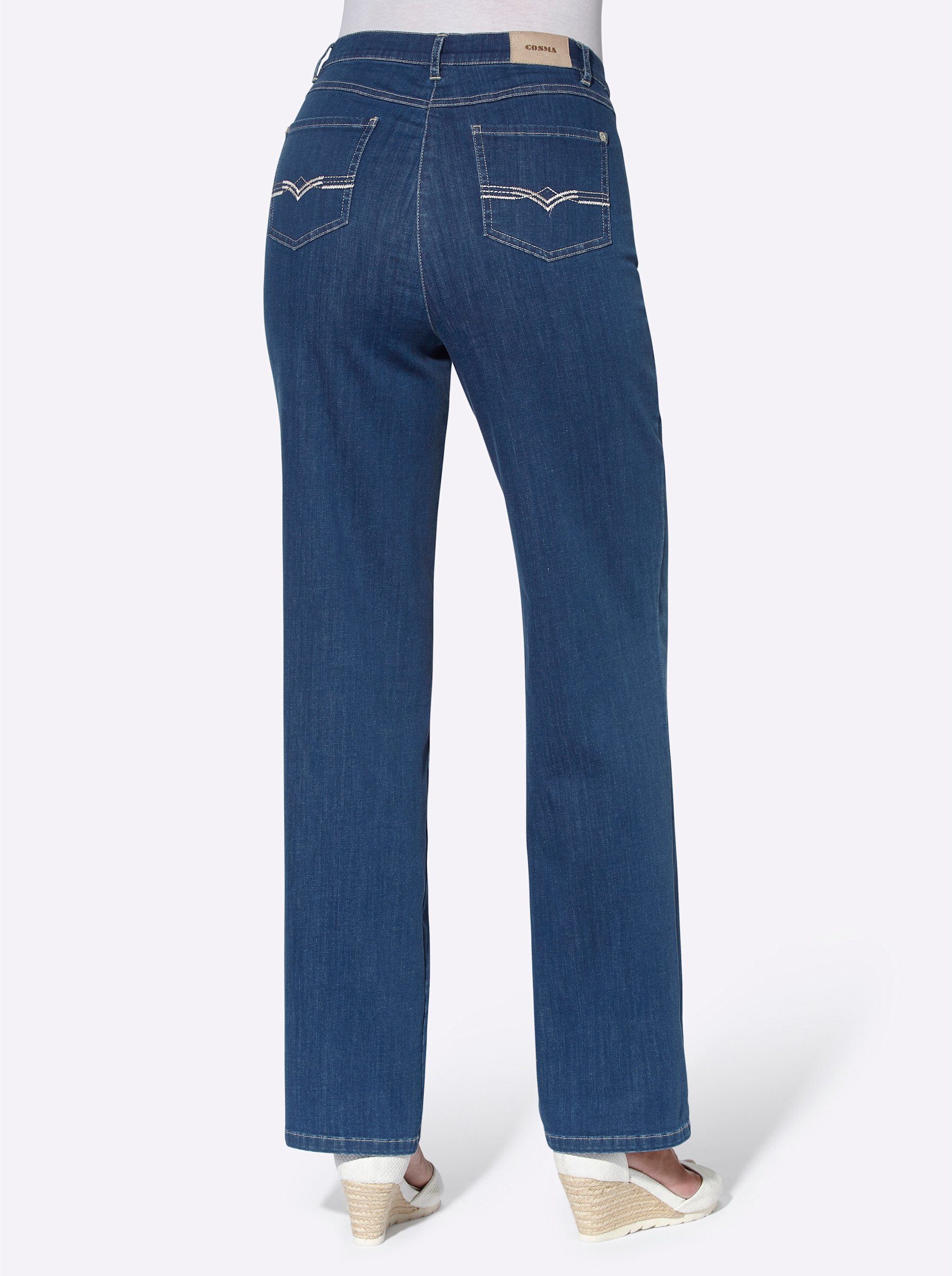 Cosma blue-stone-washed Bequeme Jeans