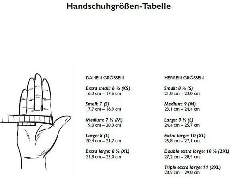 KESSLER Lederhandschuhe Gordon Touch Casual Passform, Verstellriegel,  Touchfunktion für Smart- Oberflächen, Sportliches Design im Vintage- Look  mit Touchfunktion
