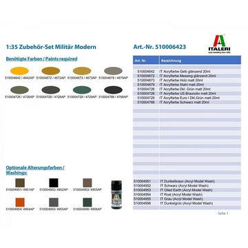 Italeri Modellbausatz Modellbausatz,1:35 Zubehör-Set Militär Modern