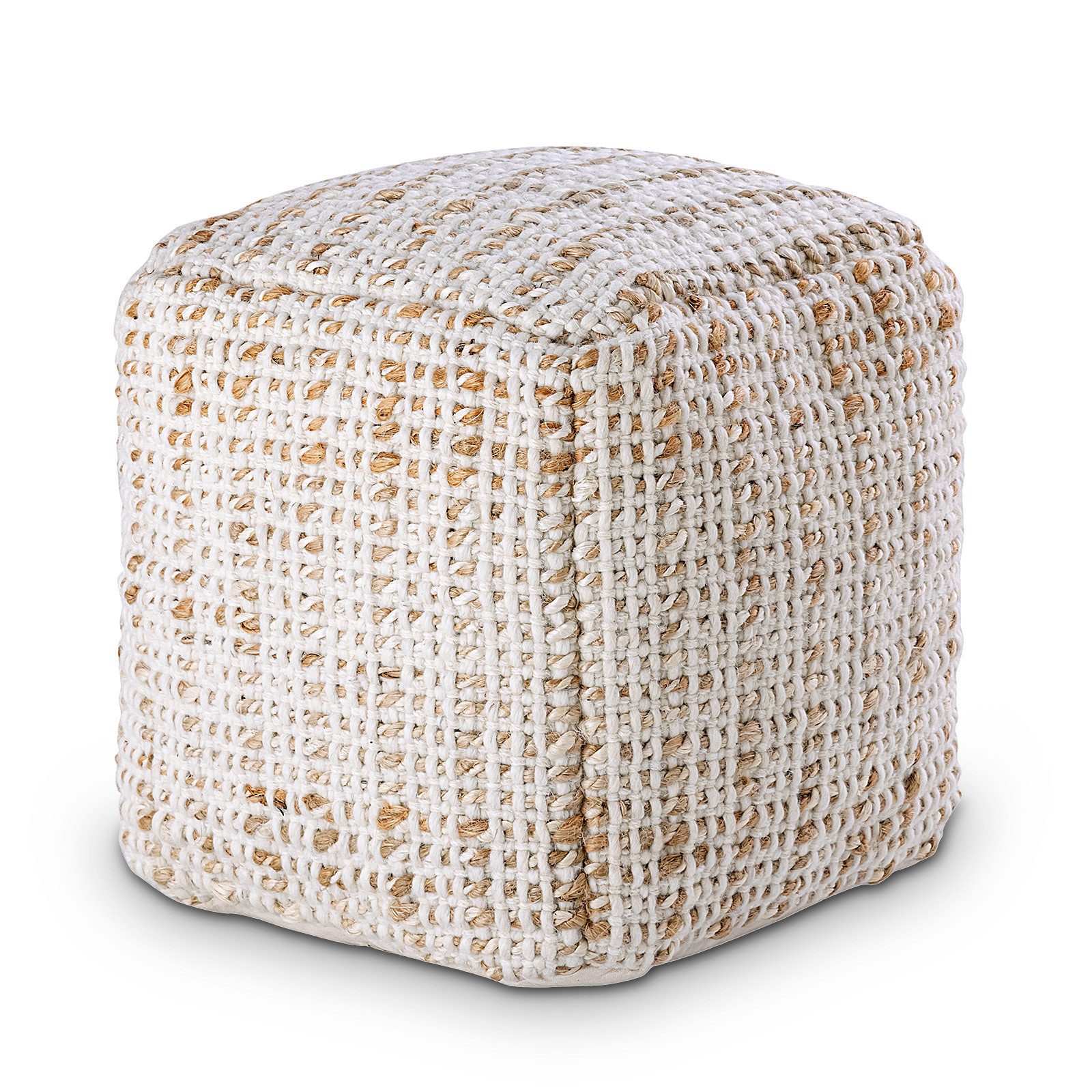 Amagohome Sitzhocker Sitzhocker Sitzpouf Jute Bodenkissen günstig online kaufen