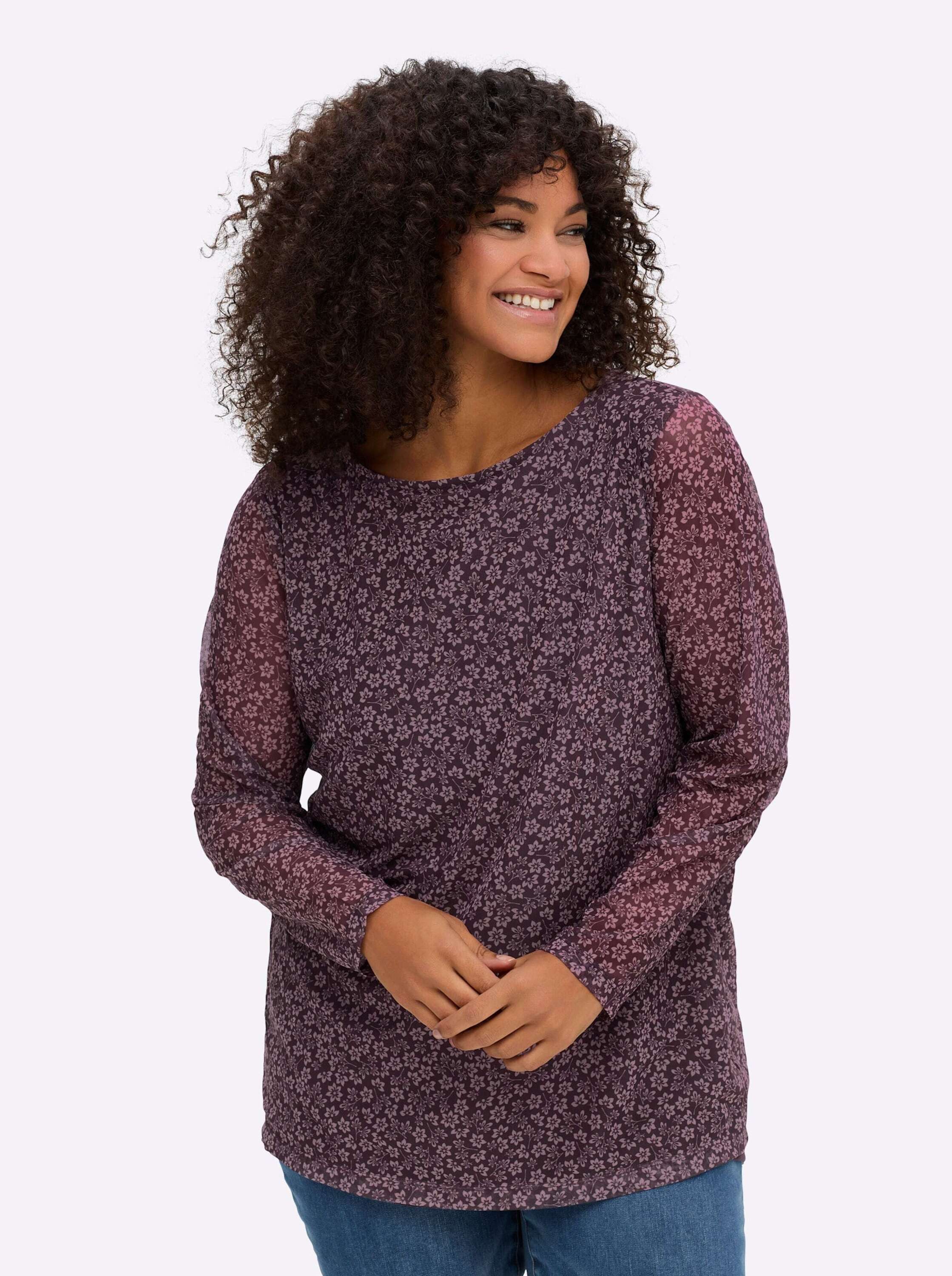 T-Shirt Mesh-Shirt Langarm