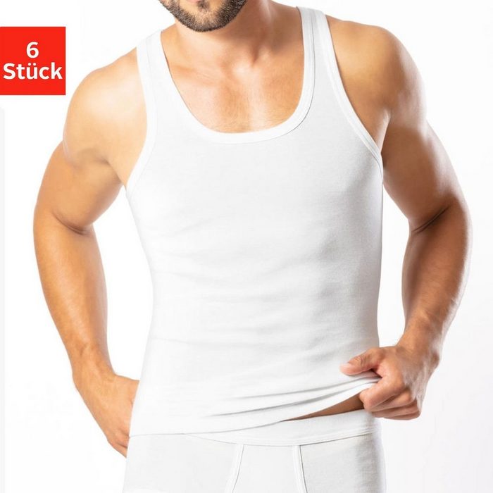 ESGE - Die Wäsche-Macher Unterhemd Feinripp (6er Pack 6-St) im 6er Pack