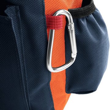 Hunter Tierbedarf Futterbehälter Gürteltasche Bugrino Profi grau-blau/orange