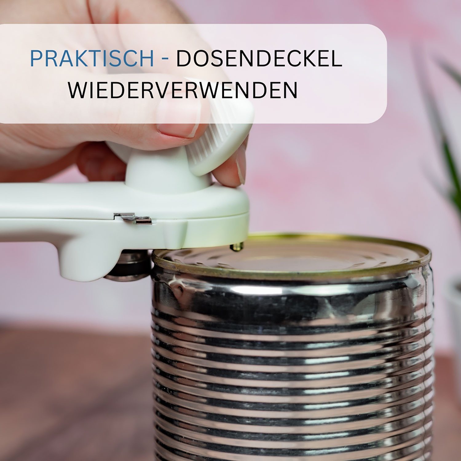 WESTMARK Dosenöffner / Sicherheitsdosenöffner, mit Zange, Länge: 18 cm, Klu