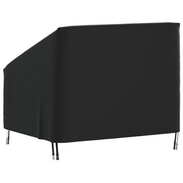 vidaXL Gartenmöbel-Schutzhülle Abdeckung für Gartensessel Schwarz 96x79x49/74 cm 420D Oxford