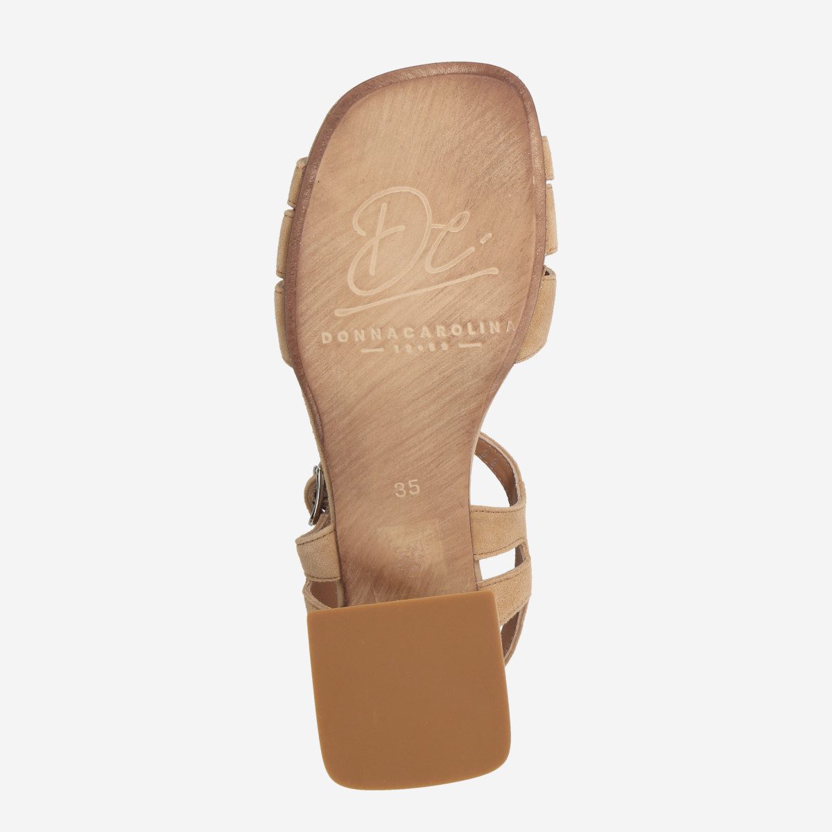 Donna Carolina Donna Carolina DEAR TRIS 51.198.058-001, Sandaletten, Beige, Damen Sandalette