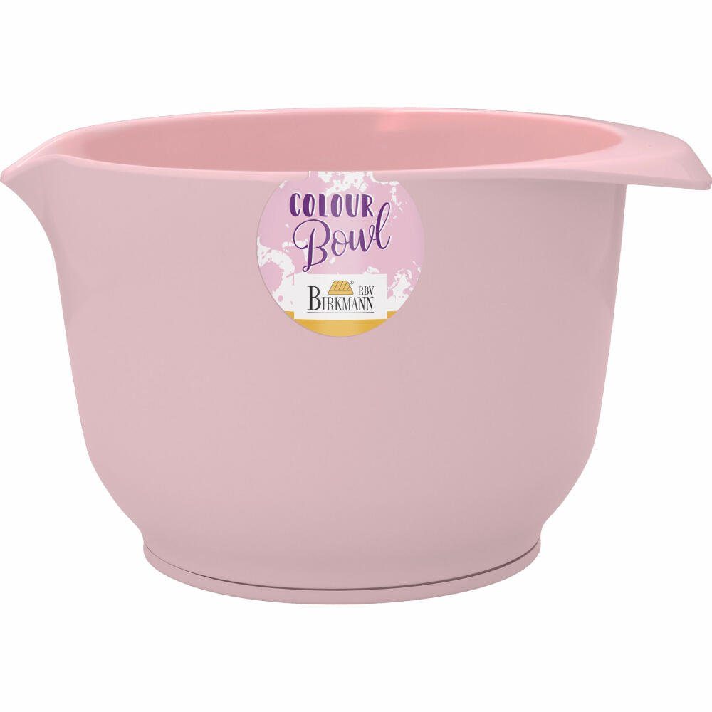 Birkmann Rührschüssel Colour Bowl Rosa 1.5 Liter, Kunststoff