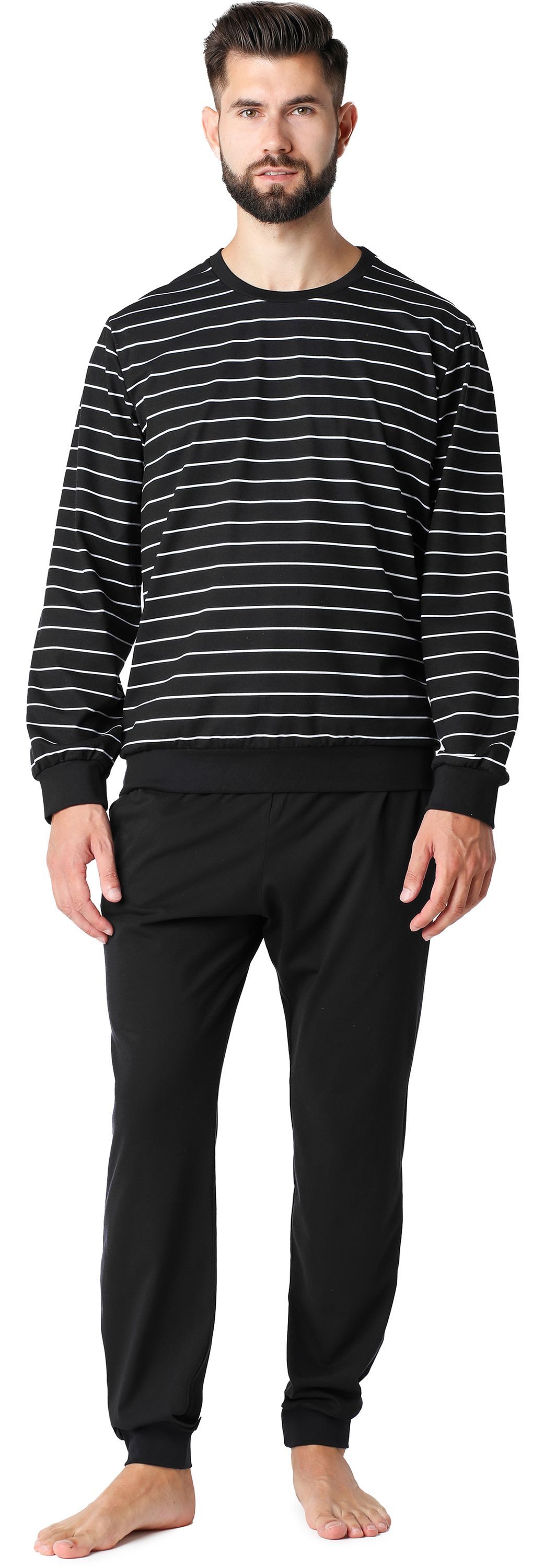 Schlafanzug Herren Pijama aus Baumwolle LA40-228