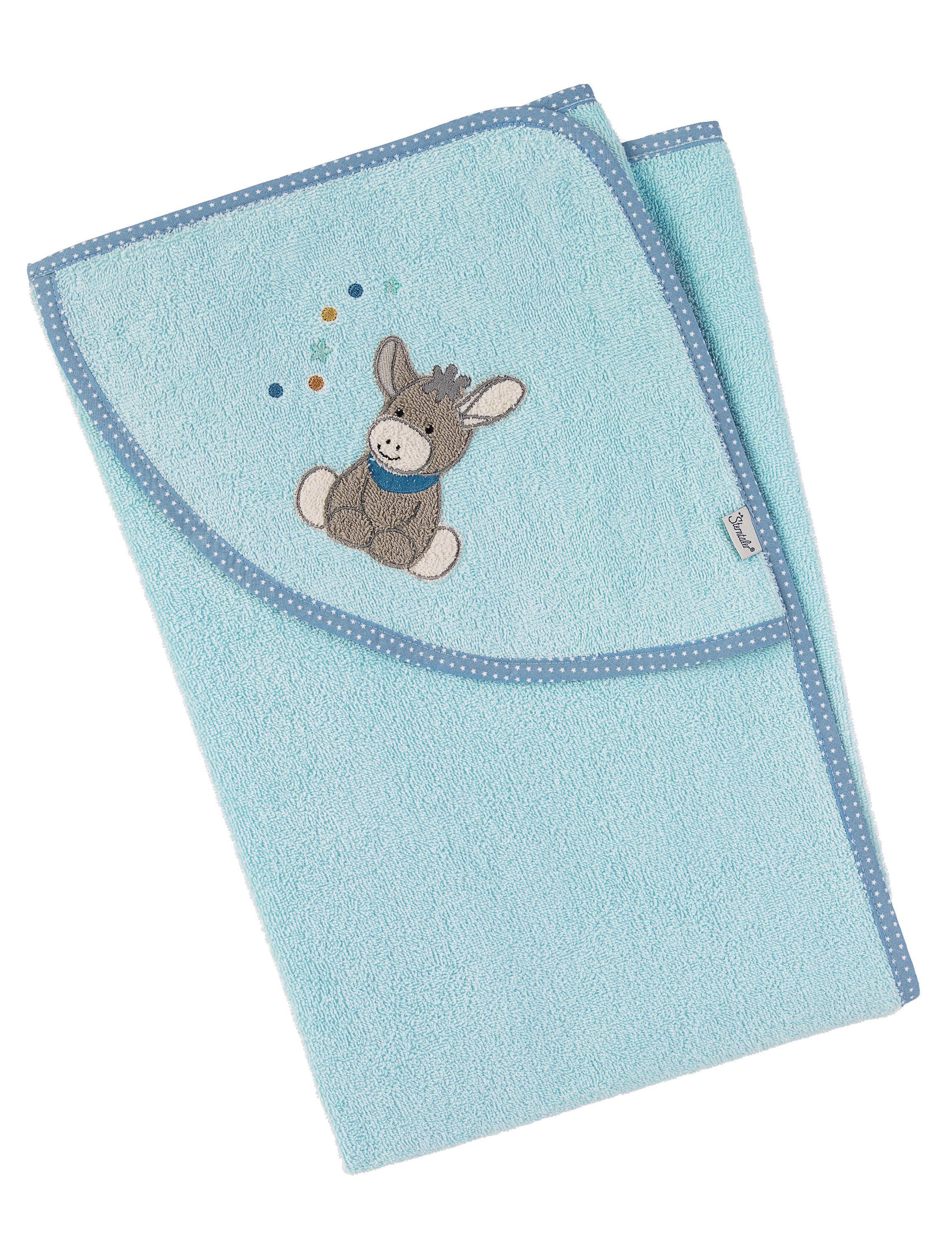 Sterntaler® Badetücher Kapuzenbadetuch 100x100 cm ESEL Emmi, 100 % Baumwoll günstig online kaufen
