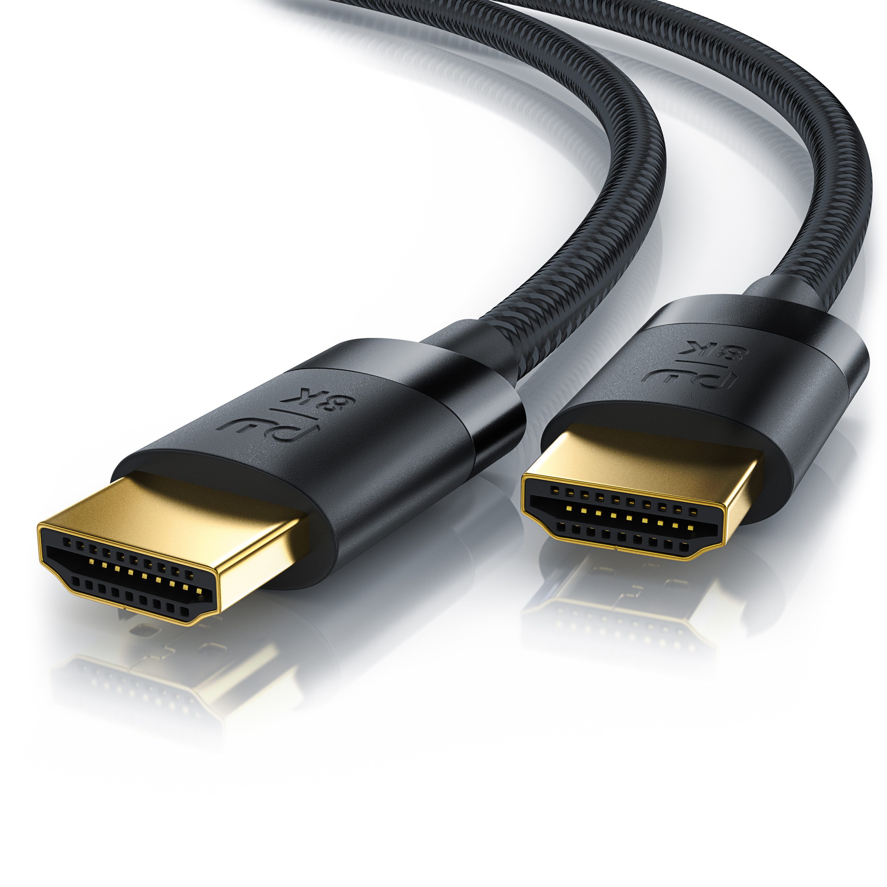 Primewire 16k HDMI Kabel 2.1+, 16k@30Hz 8k@60Hz 4k@120Hz, UHD II, HDMI-Kabel, 2.1, HDMI Typ A (400 cm), Ultra High Speed Ethernet 48Gbps, HDR 10+ eARC 3D VRR, 4m