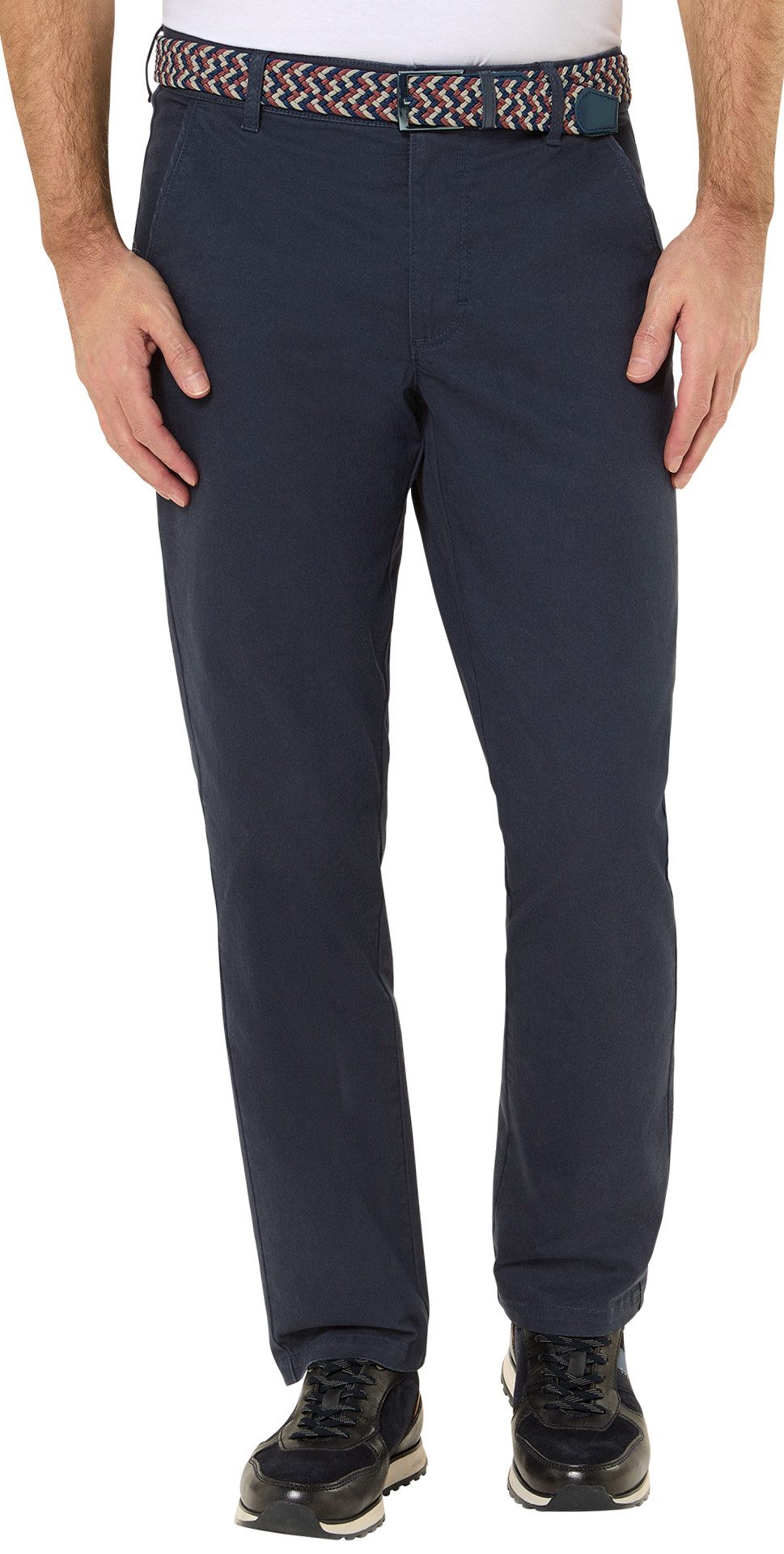 Stone Rich 5-Pocket-Hose Atmungsaktiv dank hohem Baumwollanteil mit Gürtel günstig online kaufen